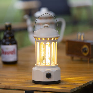 Illuminate Your Adventures with the COB Retro Camping Lantern