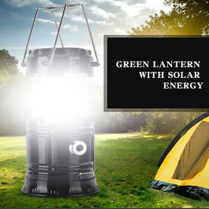 Illuminate Your Adventures with the Solar Rechargeable Camping Lantern