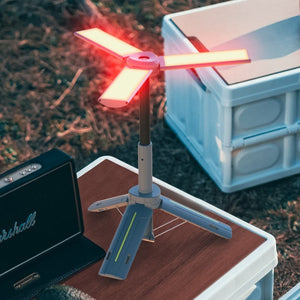 Illuminate Your Adventures with the Rechargeable Three Leaf Camping Lantern